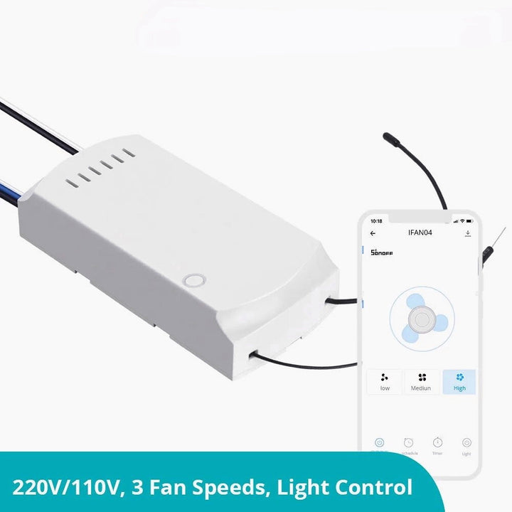 WiFi Smart Ceiling Fan and Light Controller Works with Alexa Google Home AC 220-240V 433MHz Image 3