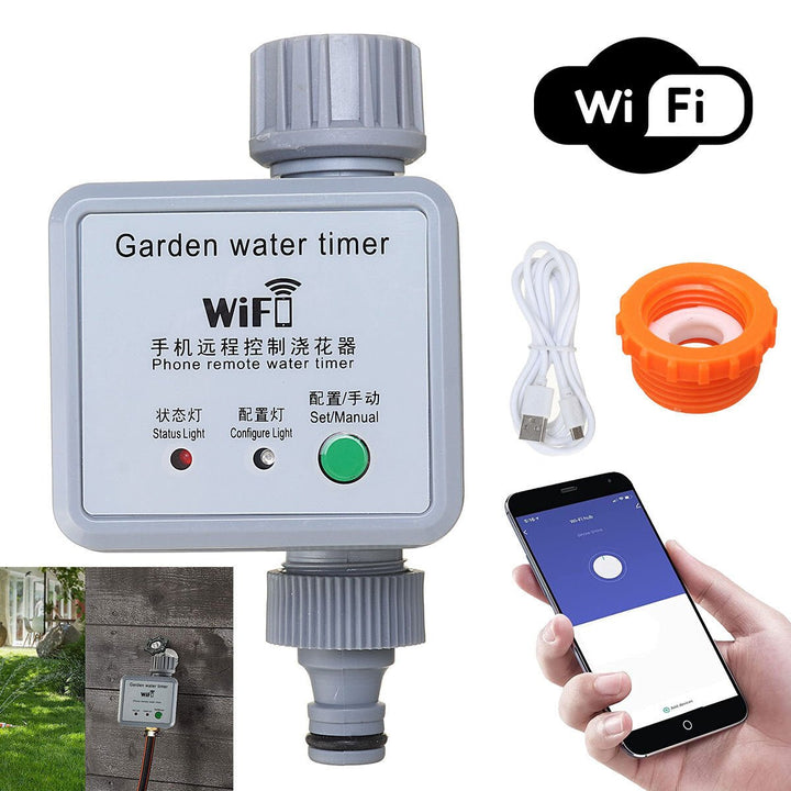 WiFi Smart Garden Watering Timer Garden Automatic Drip Irrigation Controller Plant Water Timer Controller Image 3