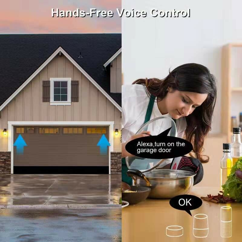 WIFI Smart Garage Door Controller Remote Control Voice Timing Controller Image 2