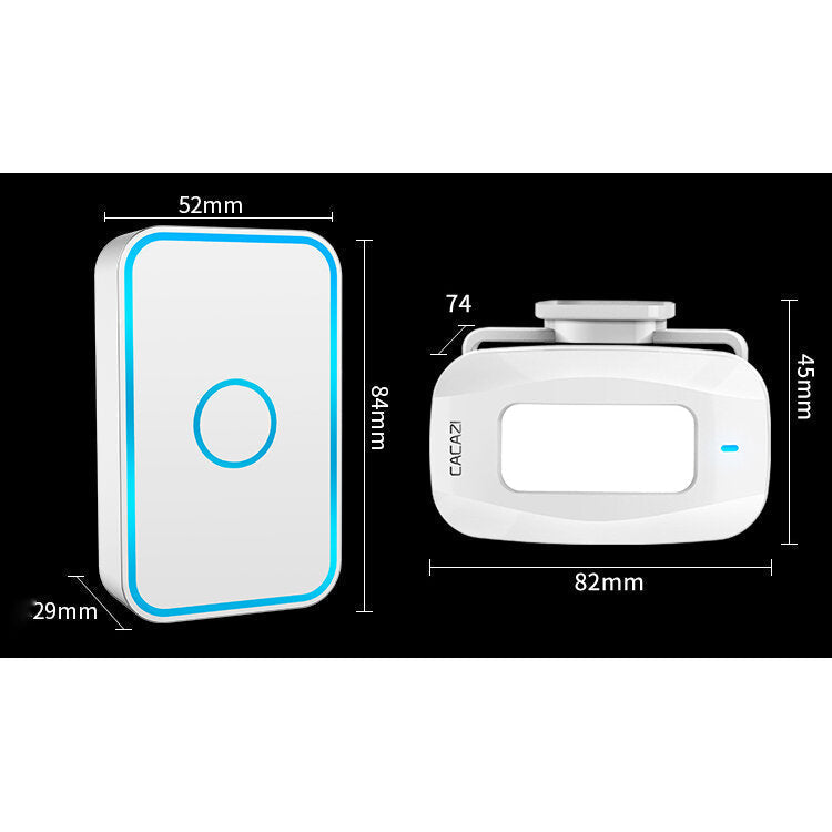 Wireless Urgent Reminder Security Alarm Doorbell Infrared Remote Control Shop Welcome Home Two Sensor Door Bell Image 4