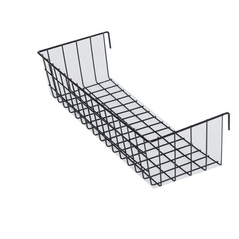 Wrought Iron Kitchen Shelf Wall-mounted Punch-free Kitchen Supplies Seasoning Rack Storage Image 10