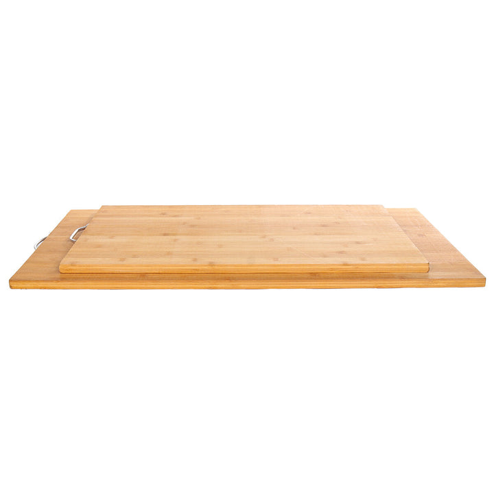 Wooden Chopping Board Bamboo Square hangable Cutting Board Thick Natural Cutting Board for Kitchen Cooking Cutting Board Image 2