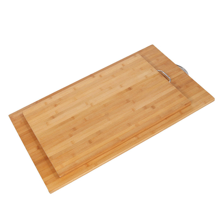 Wooden Chopping Board Bamboo Square hangable Cutting Board Thick Natural Cutting Board for Kitchen Cooking Cutting Board Image 3