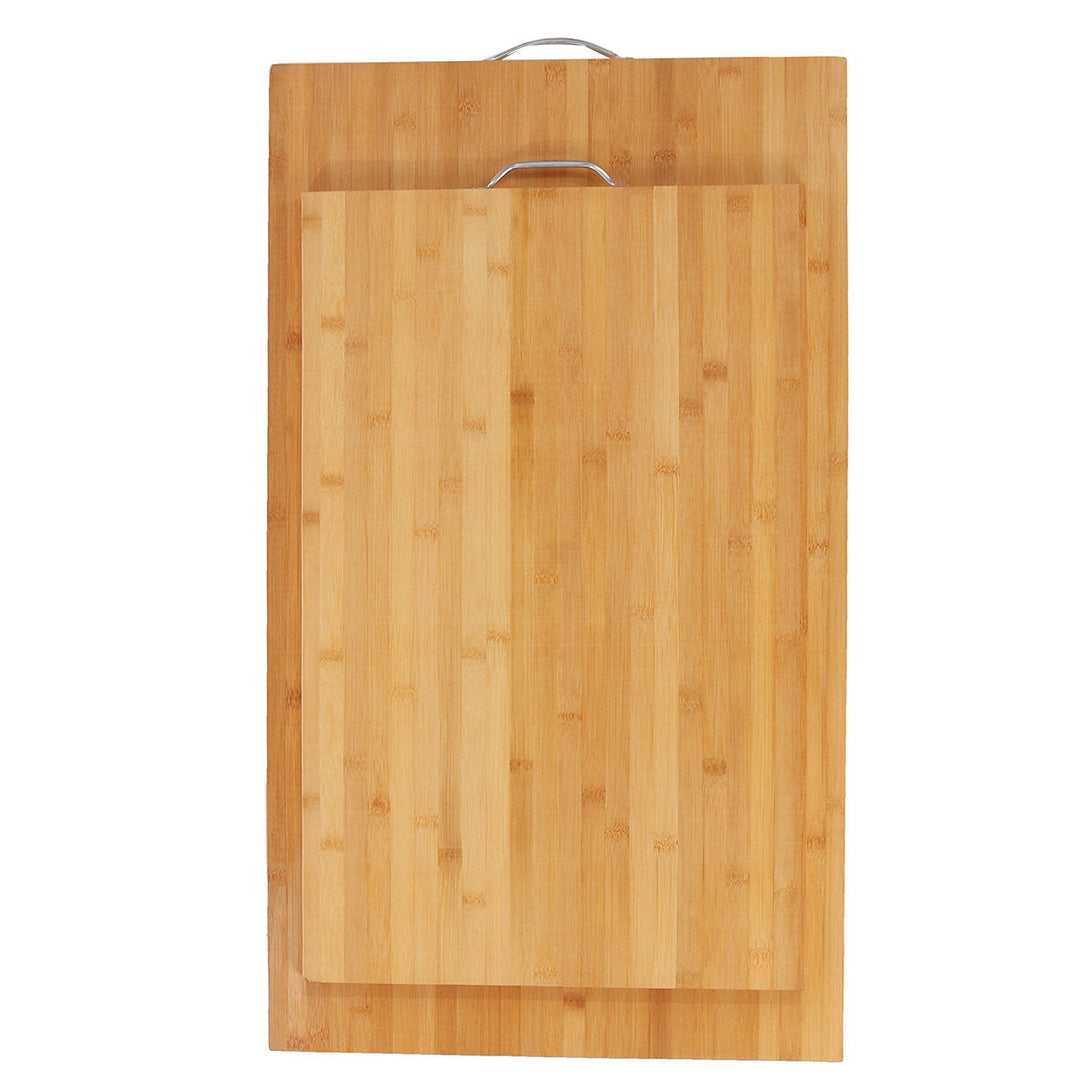 Wooden Chopping Board Bamboo Square hangable Cutting Board Thick Natural Cutting Board for Kitchen Cooking Cutting Board Image 4