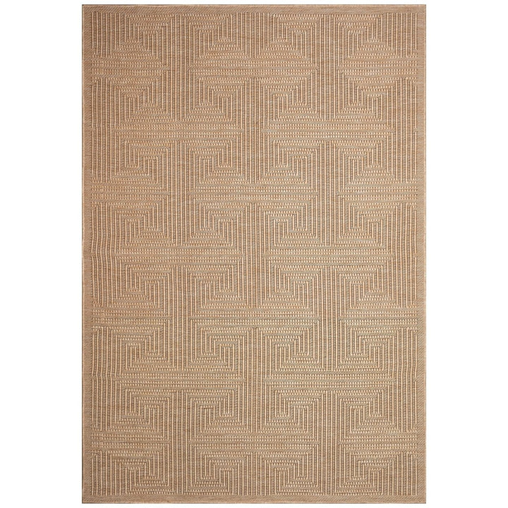 Liora Manne Soleil Maize Indoor Outdoor Rug Natural 94% Polypropylene 5x8 ft Image 12