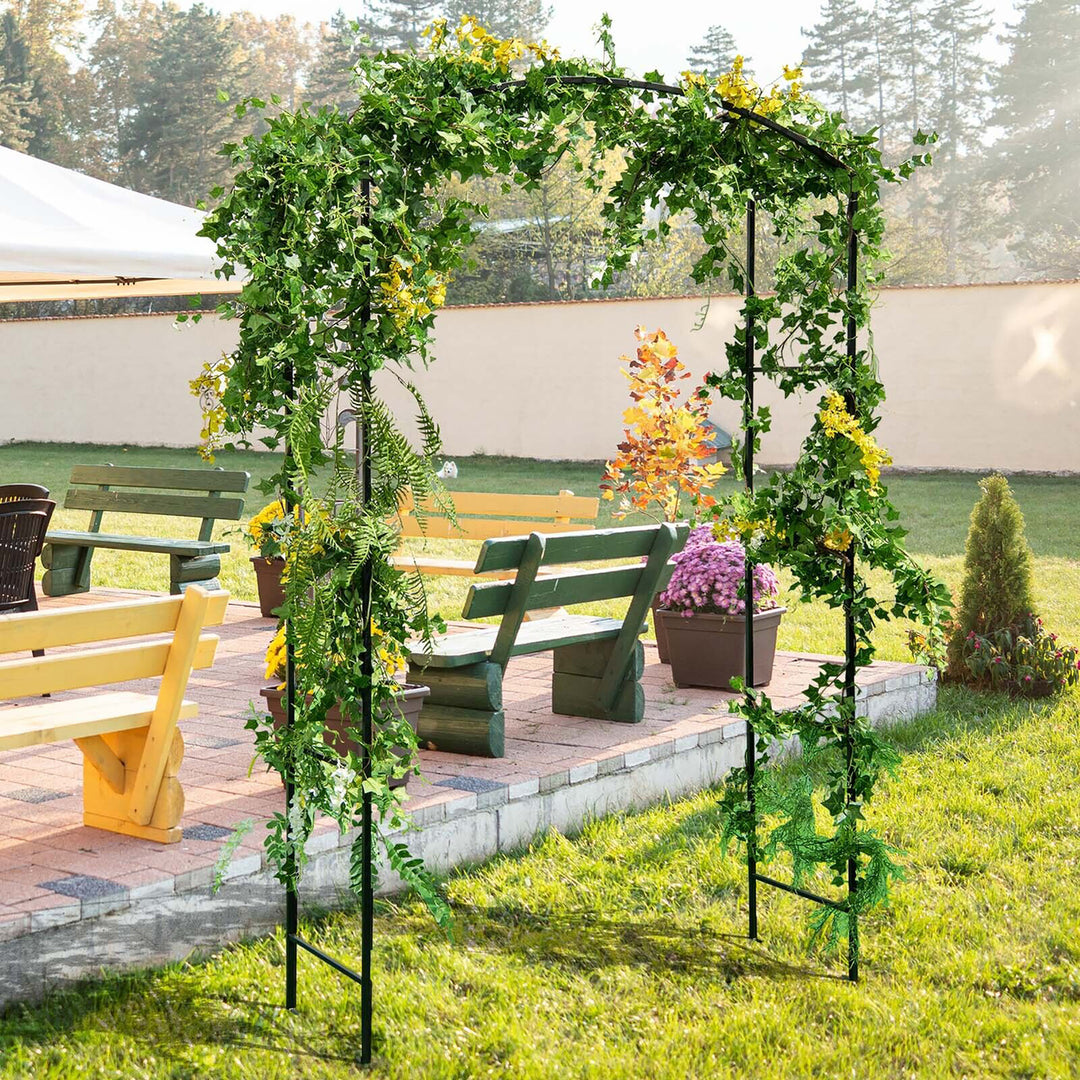 Garden Arch Arbor Trellis 7.5 ft Patio Pergola Plant Stand Rack Archway Wedding Image 1