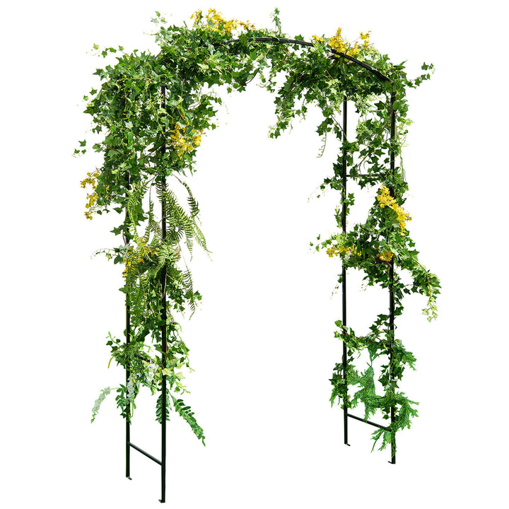 Garden Arch Arbor Trellis 7.5 ft Patio Pergola Plant Stand Rack Archway Wedding Image 10