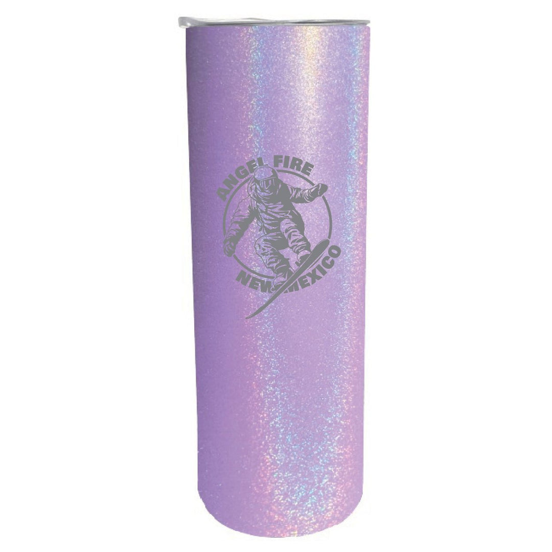 Angel Fire Mexico Souvenir 20 oz Engraved Insulated Stainless Steel Skinny Tumbler Image 1