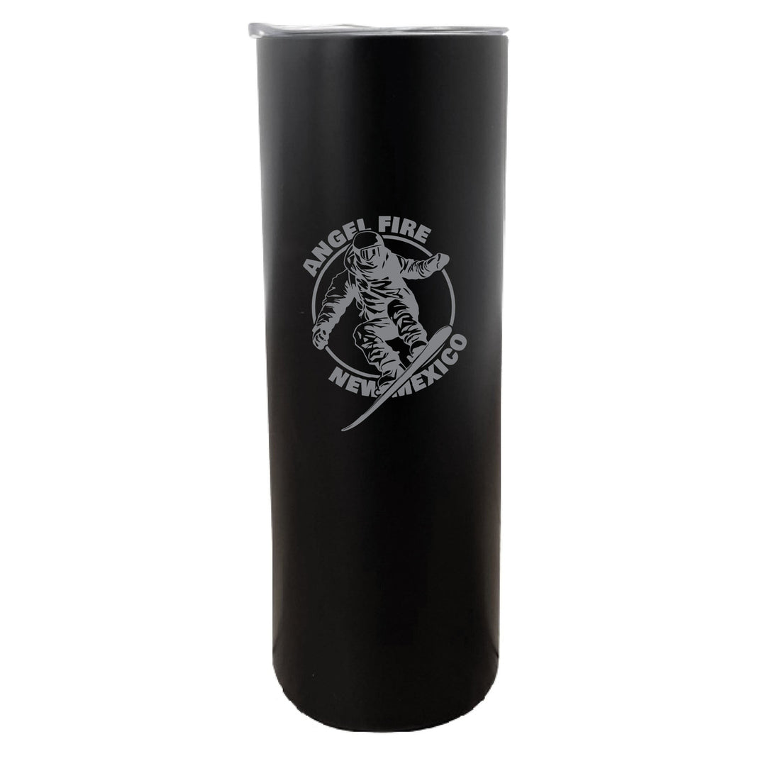 Angel Fire  Mexico Souvenir 20 oz Engraved Insulated Stainless Steel Skinny Tumbler Image 5