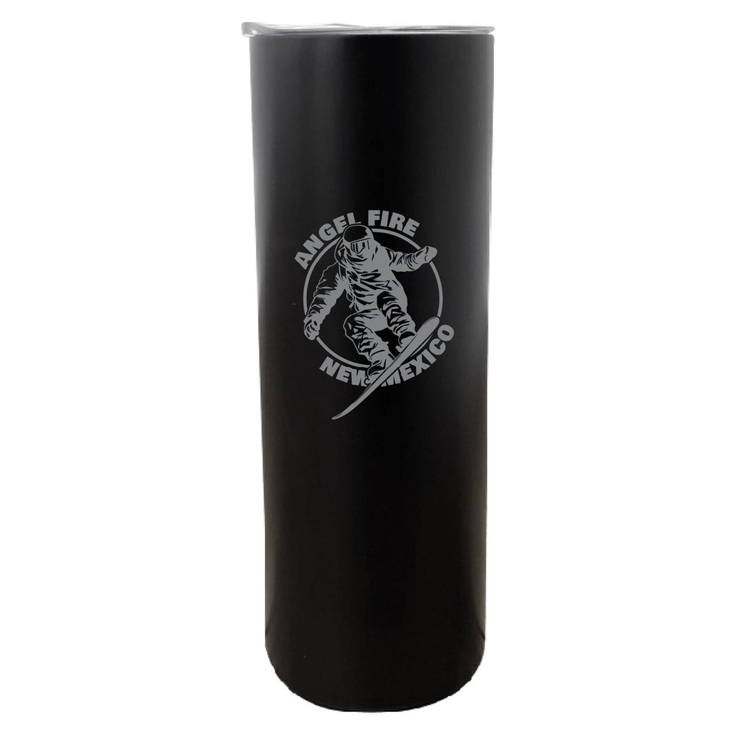 Angel Fire  Mexico Souvenir 20 oz Engraved Insulated Stainless Steel Skinny Tumbler Image 1
