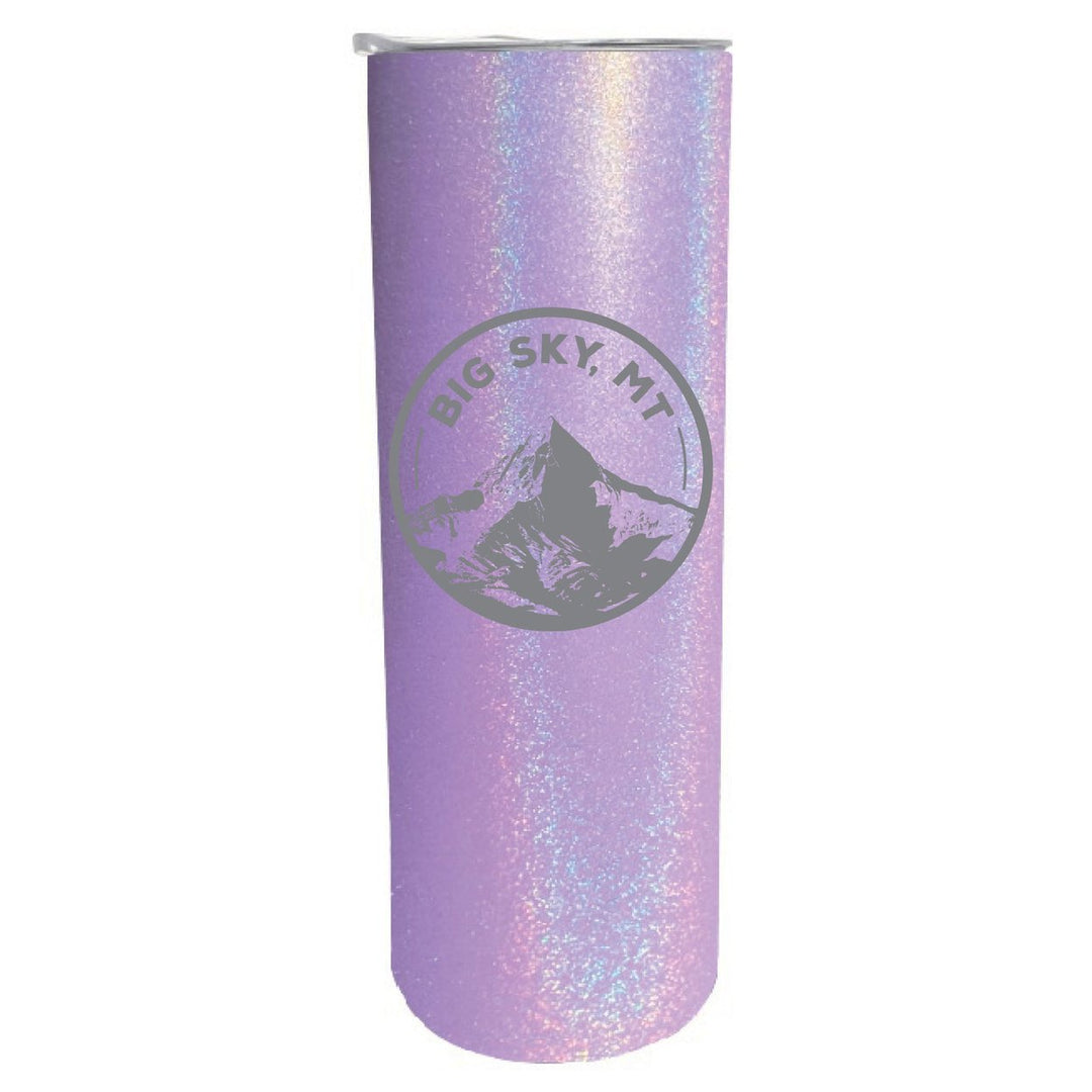 Big Sky Montana Souvenir 20 oz Engraved Insulated Stainless Steel Skinny Tumbler Image 3