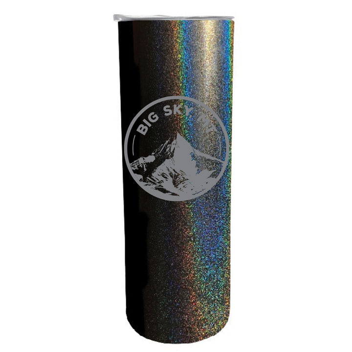 Big Sky Montana Souvenir 20 oz Engraved Insulated Stainless Steel Skinny Tumbler Image 5