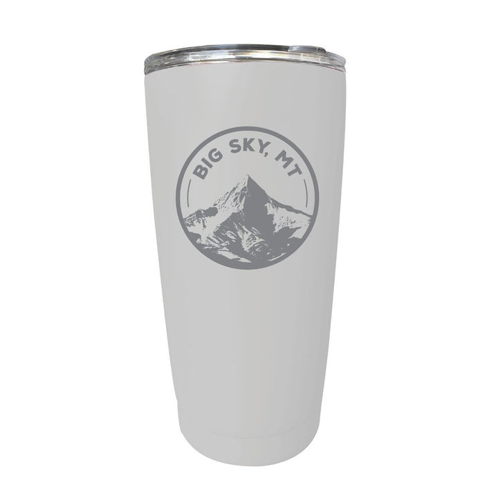 Big Sky Montana Souvenir 16 oz Engraved Stainless Steel Insulated Tumbler Image 1