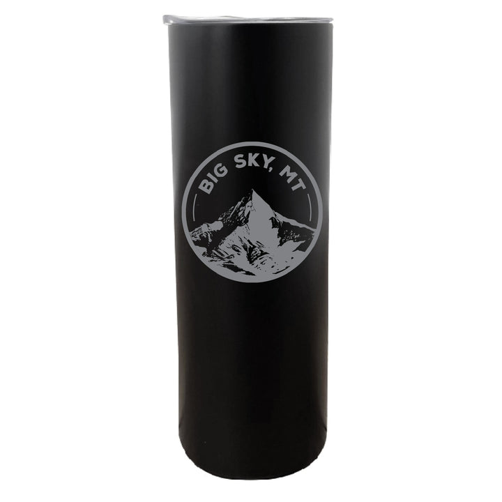 Big Sky Montana Souvenir 20 oz Engraved Insulated Stainless Steel Skinny Tumbler Image 6