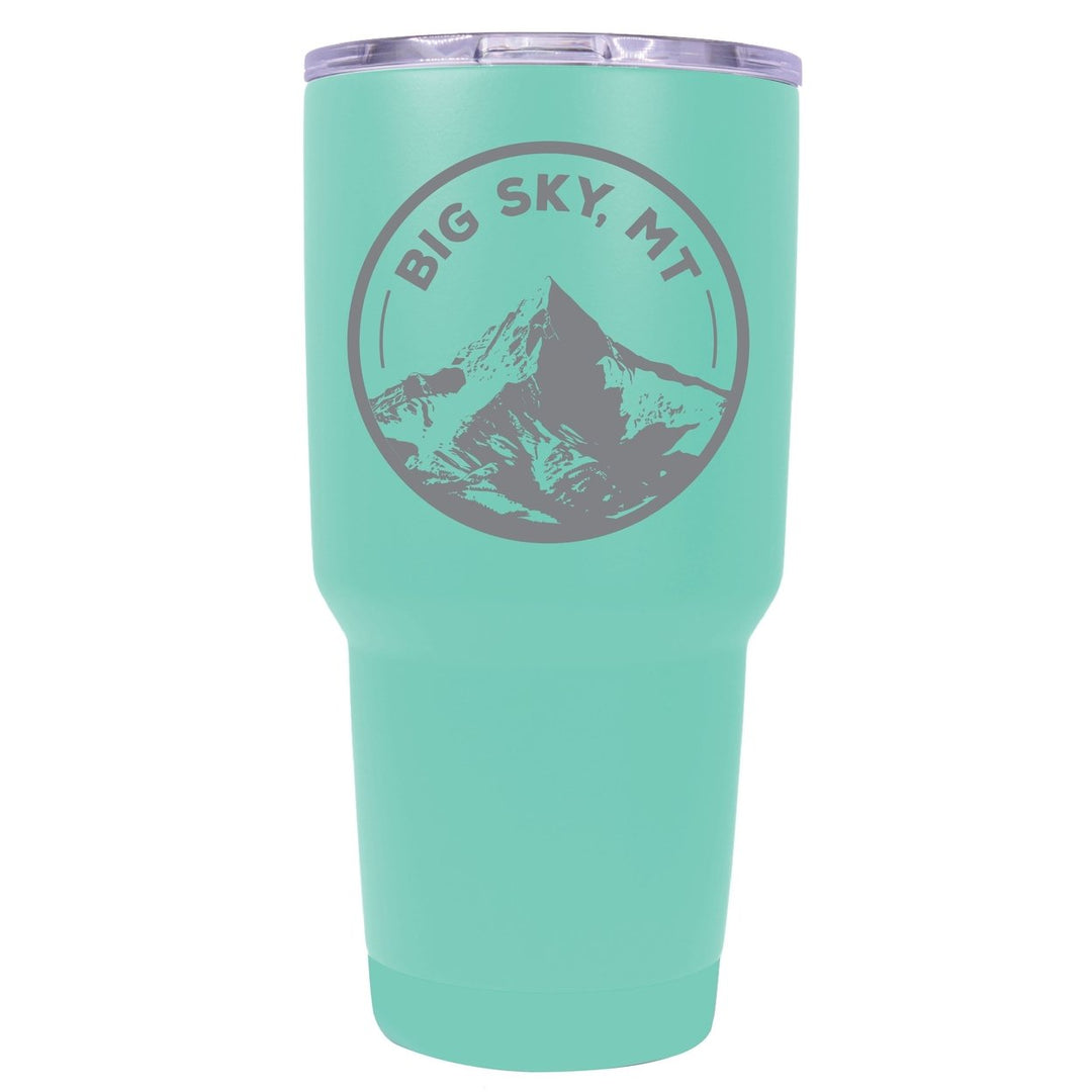 Big Sky Montana Souvenir 24 oz Engraved Insulated Stainless Steel Tumbler Image 1