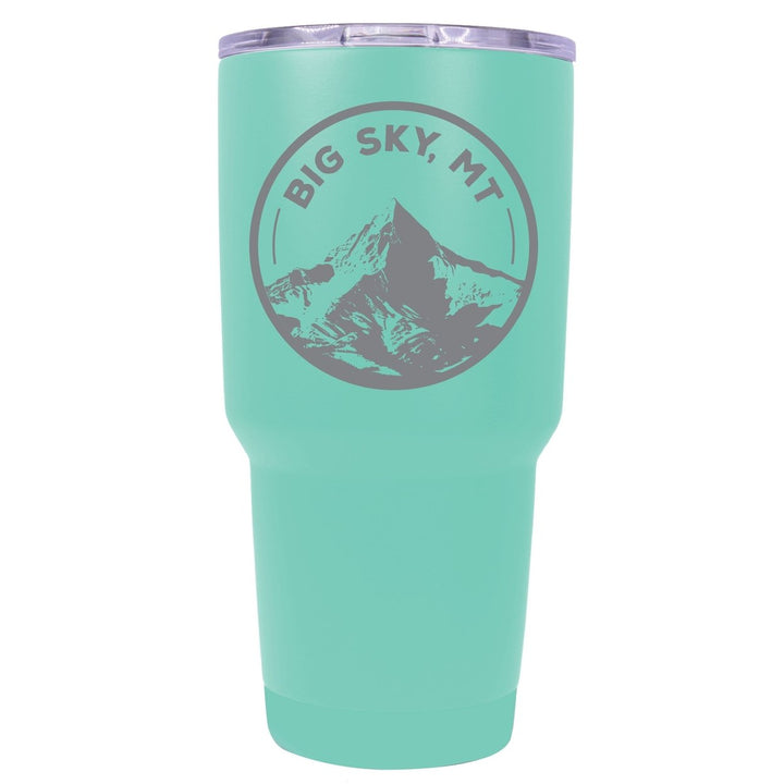 Big Sky Montana Souvenir 24 oz Engraved Insulated Stainless Steel Tumbler Image 1