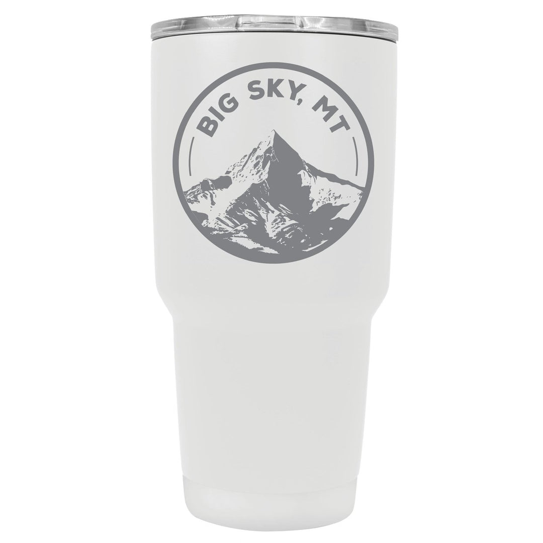 Big Sky Montana Souvenir 24 oz Engraved Insulated Stainless Steel Tumbler Image 1