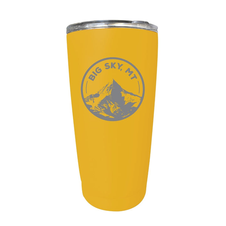 Big Sky Montana Souvenir 16 oz Engraved Stainless Steel Insulated Tumbler Image 1