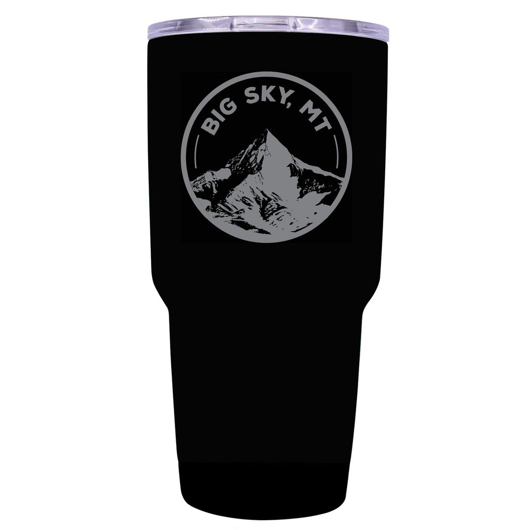 Big Sky Montana Souvenir 24 oz Engraved Insulated Stainless Steel Tumbler Image 1