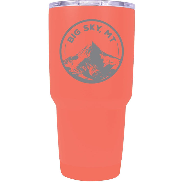 Big Sky Montana Souvenir 24 oz Engraved Insulated Stainless Steel Tumbler Image 1