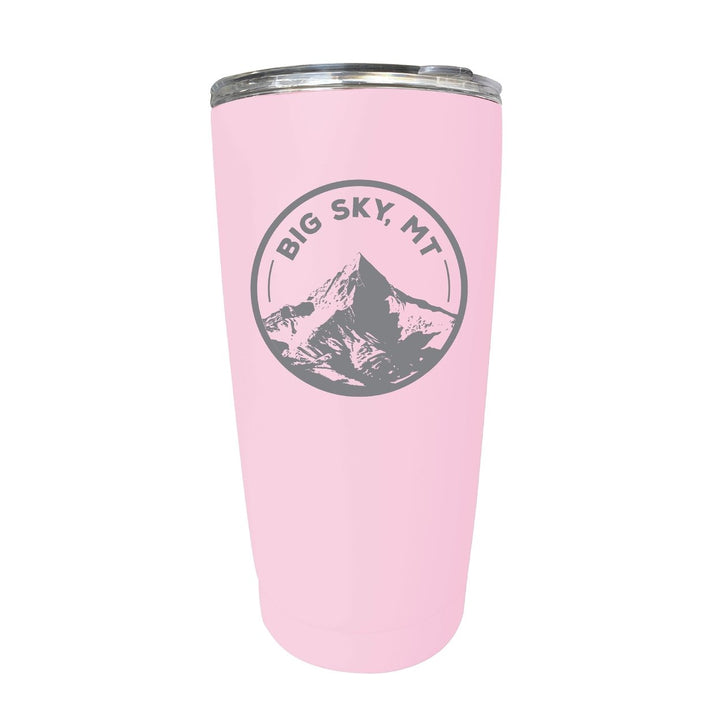 Big Sky Montana Souvenir 16 oz Engraved Stainless Steel Insulated Tumbler Image 1