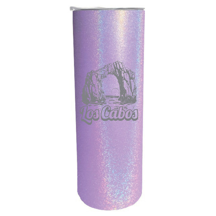 Los Cabos Mexico Souvenir 20 oz Engraved Insulated Stainless Steel Skinny Tumbler Image 3