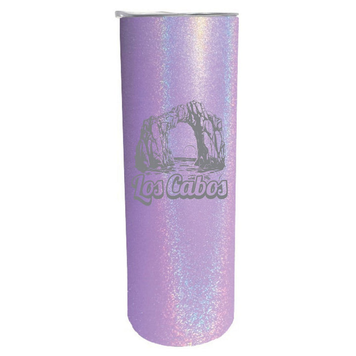 Los Cabos Mexico Souvenir 20 oz Engraved Insulated Stainless Steel Skinny Tumbler Image 1