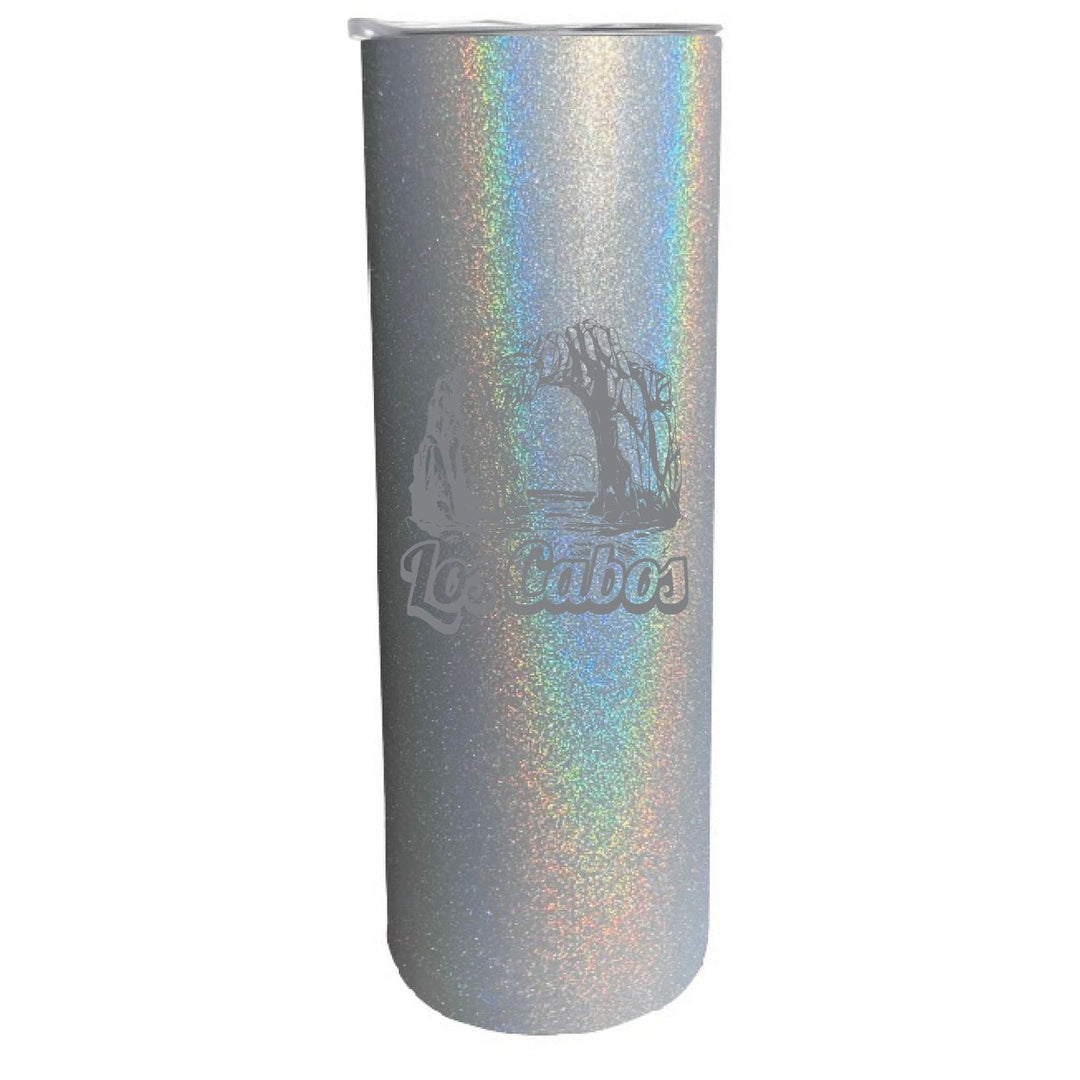 Los Cabos Mexico Souvenir 20 oz Engraved Insulated Stainless Steel Skinny Tumbler Image 1