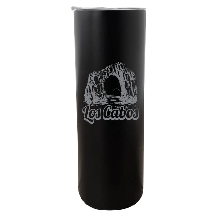 Los Cabos Mexico Souvenir 20 oz Engraved Insulated Stainless Steel Skinny Tumbler Image 5