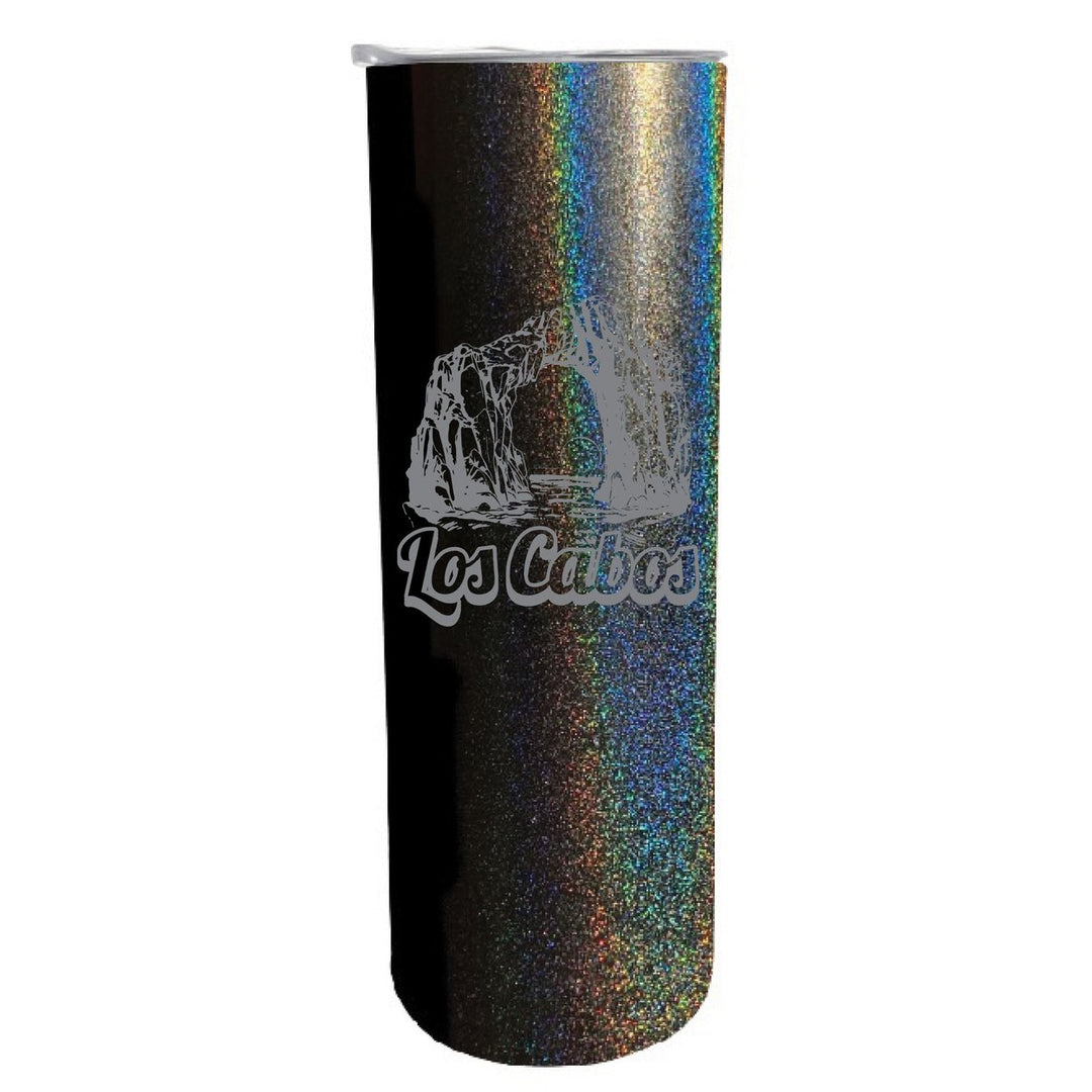 Los Cabos Mexico Souvenir 20 oz Engraved Insulated Stainless Steel Skinny Tumbler Image 1