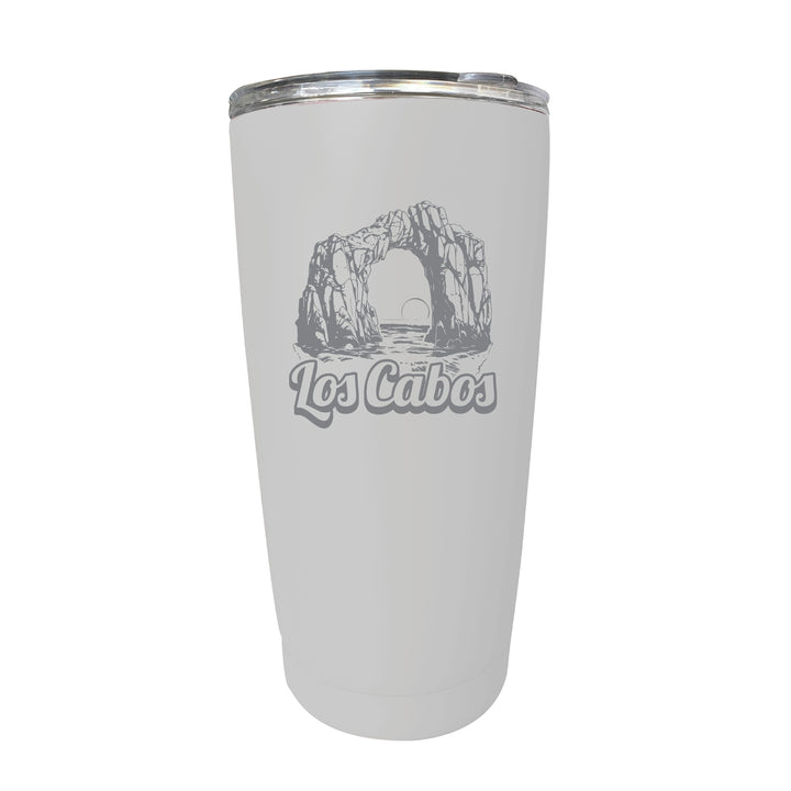 Los Cabos Mexico Souvenir 16 oz Engraved Stainless Steel Insulated Tumbler Image 3