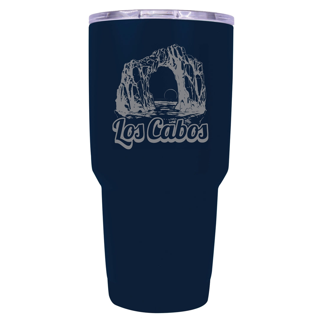 Los Cabos Mexico Souvenir 24 oz Engraved Insulated Stainless Steel Tumbler Image 5