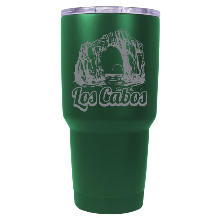 Los Cabos Mexico Souvenir 24 oz Engraved Insulated Stainless Steel Tumbler Image 6
