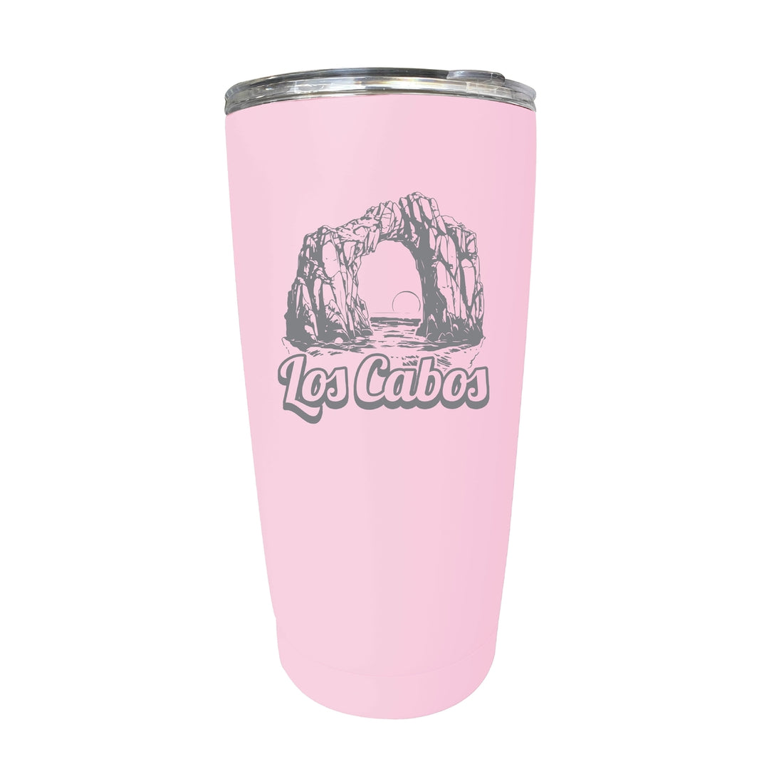 Los Cabos Mexico Souvenir 16 oz Engraved Stainless Steel Insulated Tumbler Image 5