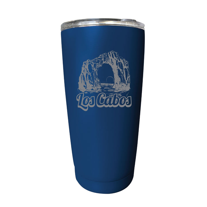 Los Cabos Mexico Souvenir 16 oz Engraved Stainless Steel Insulated Tumbler Image 6