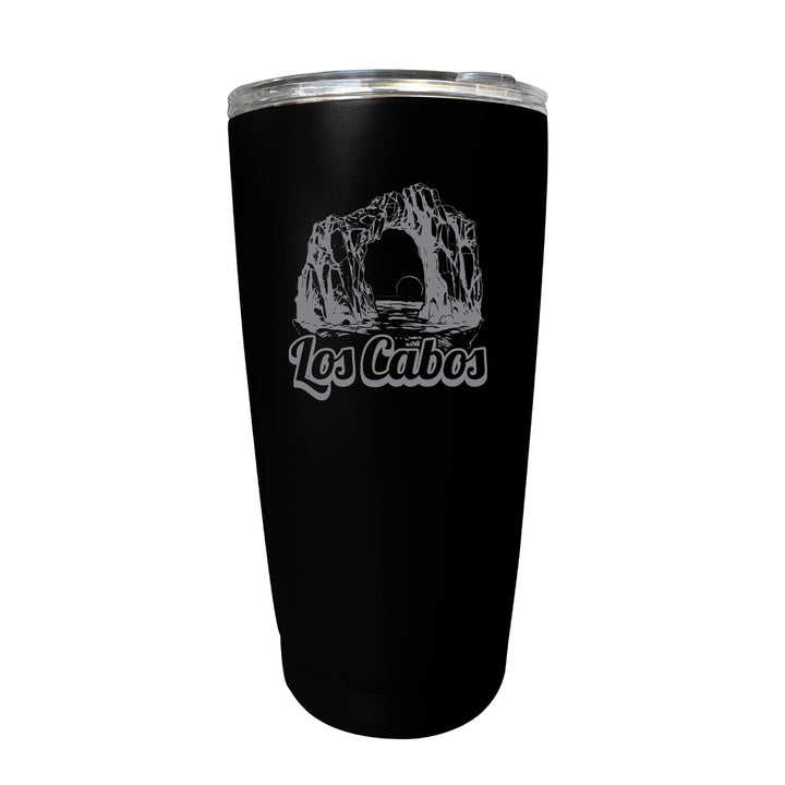 Los Cabos Mexico Souvenir 16 oz Engraved Stainless Steel Insulated Tumbler Image 7