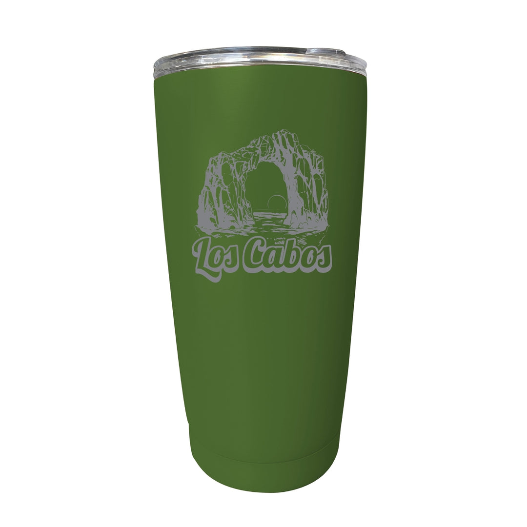 Los Cabos Mexico Souvenir 16 oz Engraved Stainless Steel Insulated Tumbler Image 8
