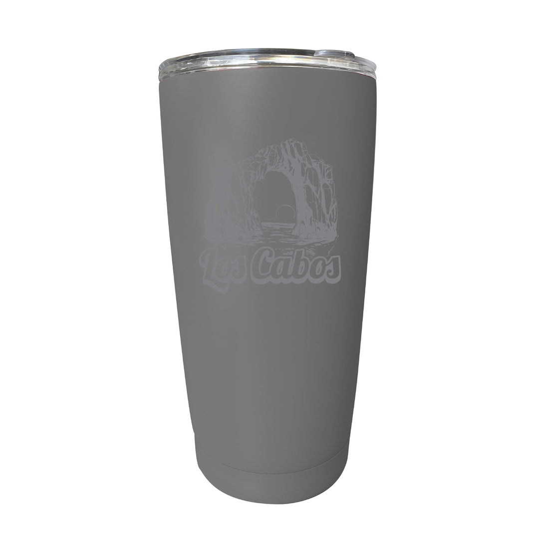 Los Cabos Mexico Souvenir 16 oz Engraved Stainless Steel Insulated Tumbler Image 9