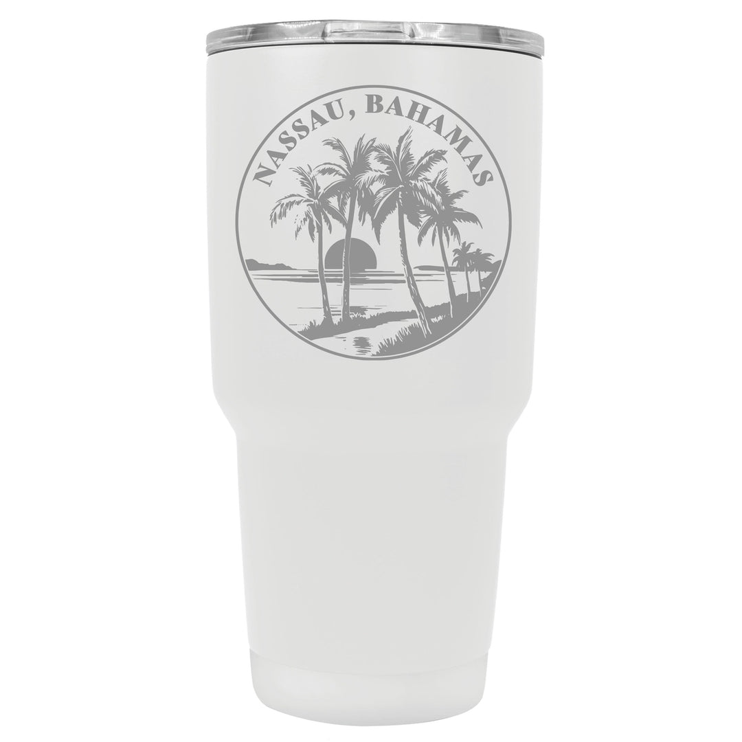 Nassau the Bahamas Souvenir 24 oz Engraved Insulated Stainless Steel Tumbler Image 4