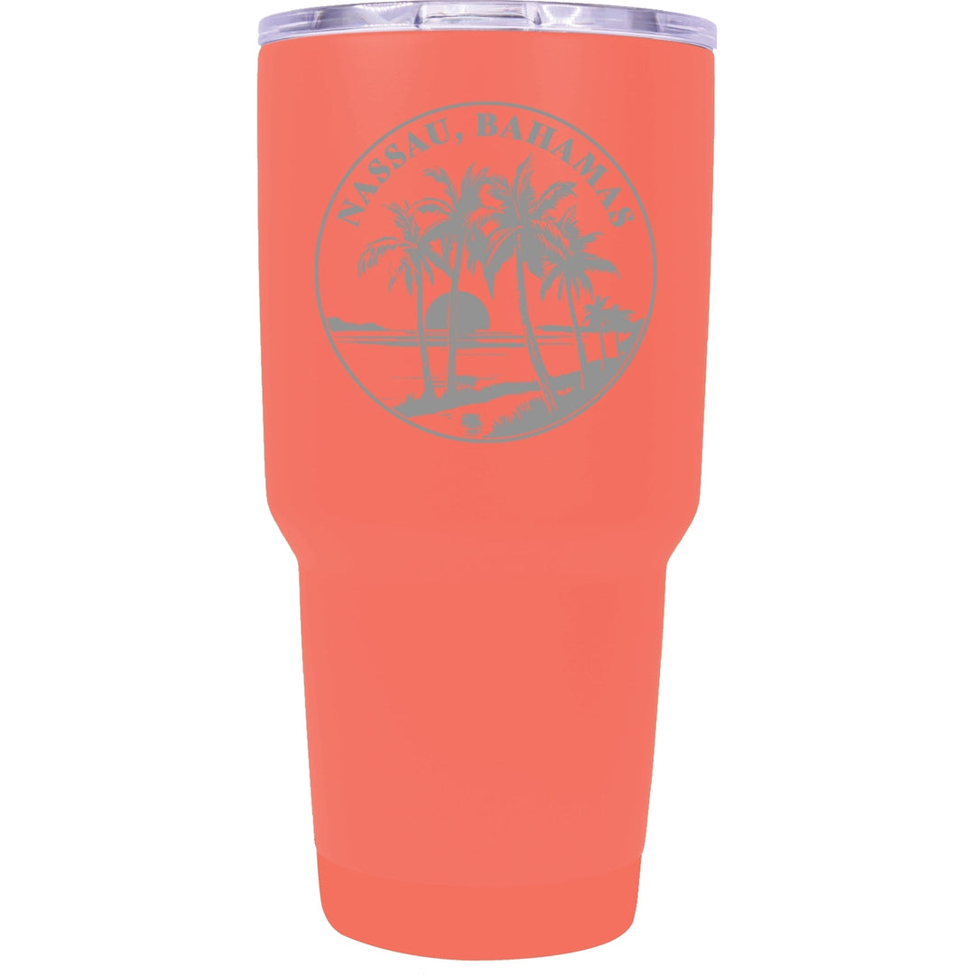 Nassau the Bahamas Souvenir 24 oz Engraved Insulated Stainless Steel Tumbler Image 7