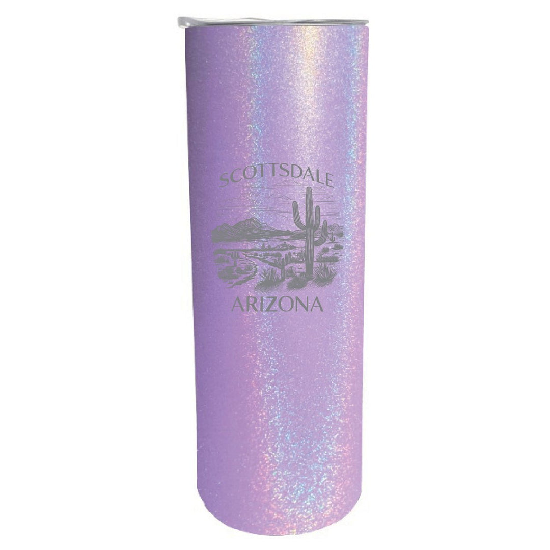 Scottsdale Arizona Souvenir 20 oz Engraved Insulated Stainless Steel Skinny Tumbler Image 1