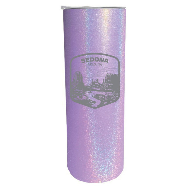 Sedona Arizona Souvenir 20 oz Engraved Insulated Stainless Steel Skinny Tumbler Image 1