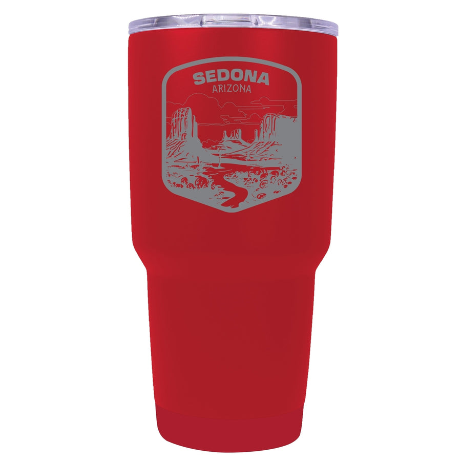 Sedona Arizona Souvenir 24 oz Engraved Insulated Stainless Steel Tumbler Image 1