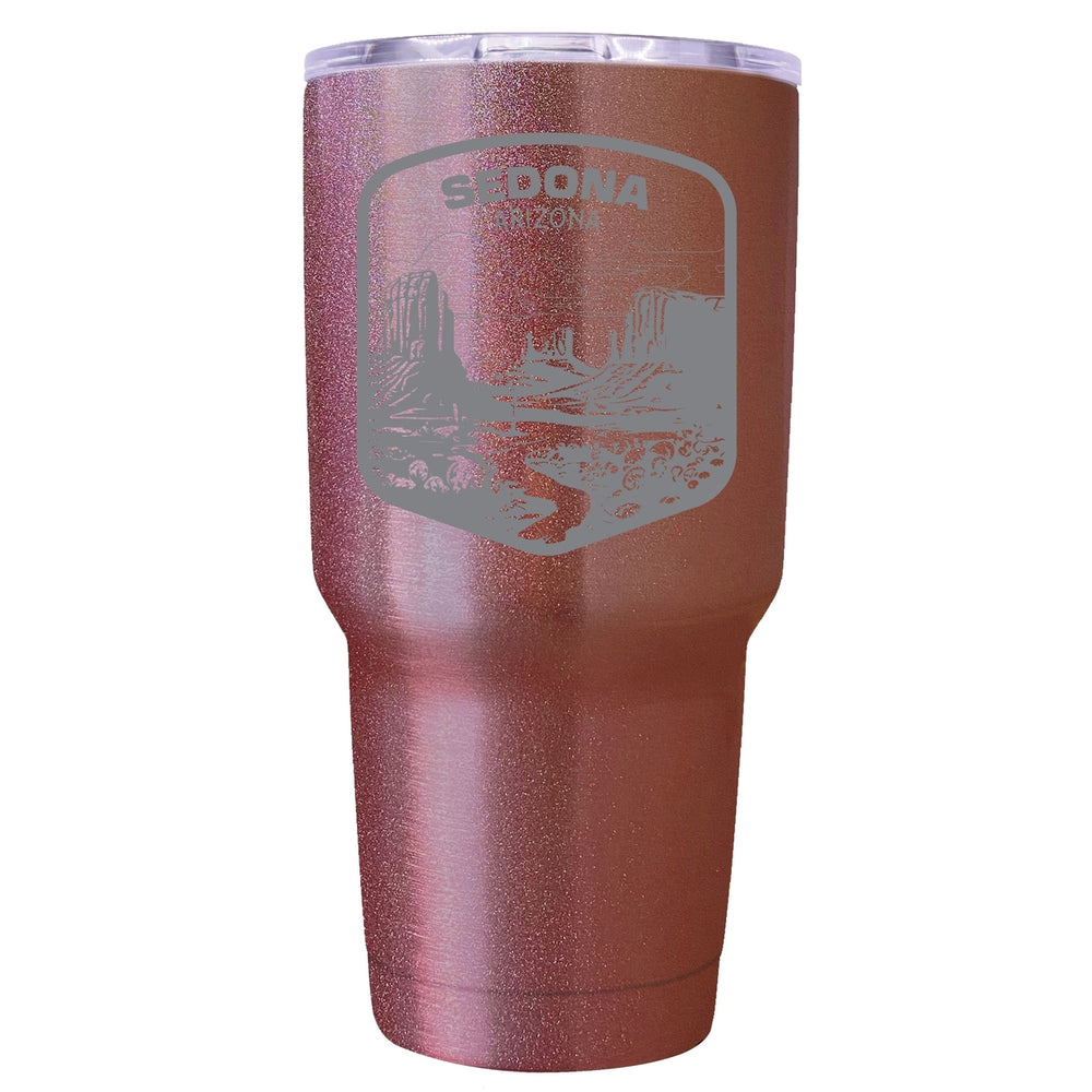 Sedona Arizona Souvenir 24 oz Engraved Insulated Stainless Steel Tumbler Image 2