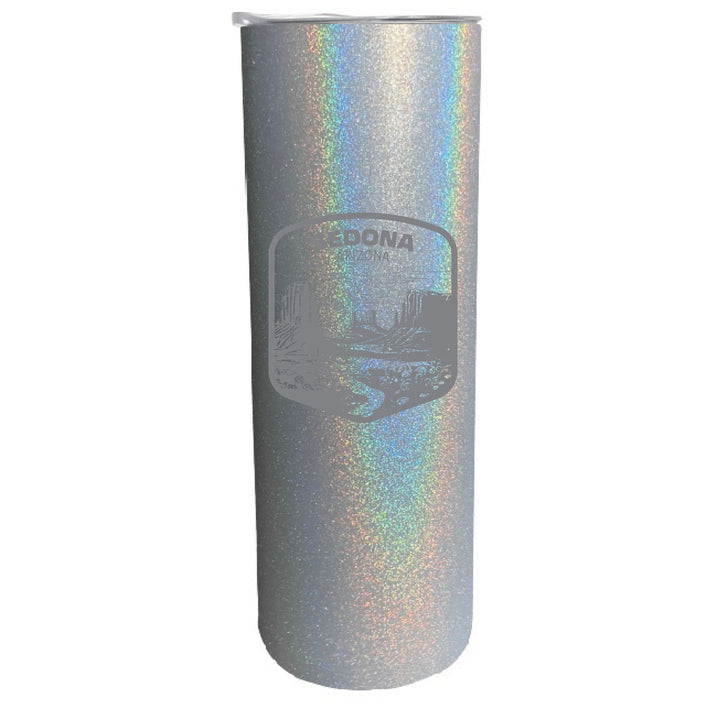 Sedona Arizona Souvenir 20 oz Engraved Insulated Stainless Steel Skinny Tumbler Image 4