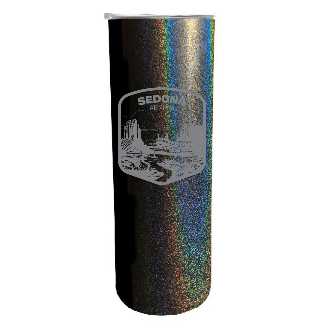 Sedona Arizona Souvenir 20 oz Engraved Insulated Stainless Steel Skinny Tumbler Image 5