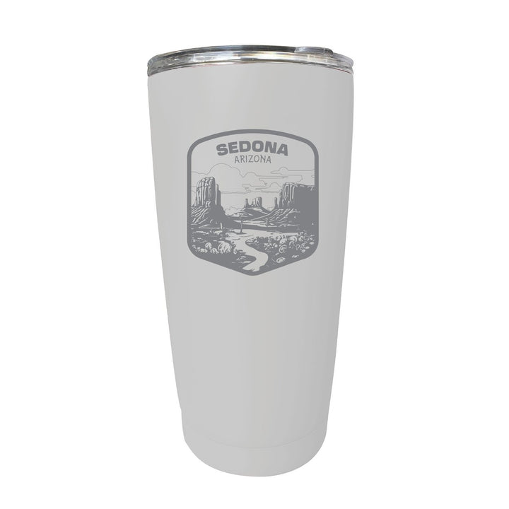 Sedona Arizona Souvenir 16 oz Engraved Stainless Steel Insulated Tumbler Image 1