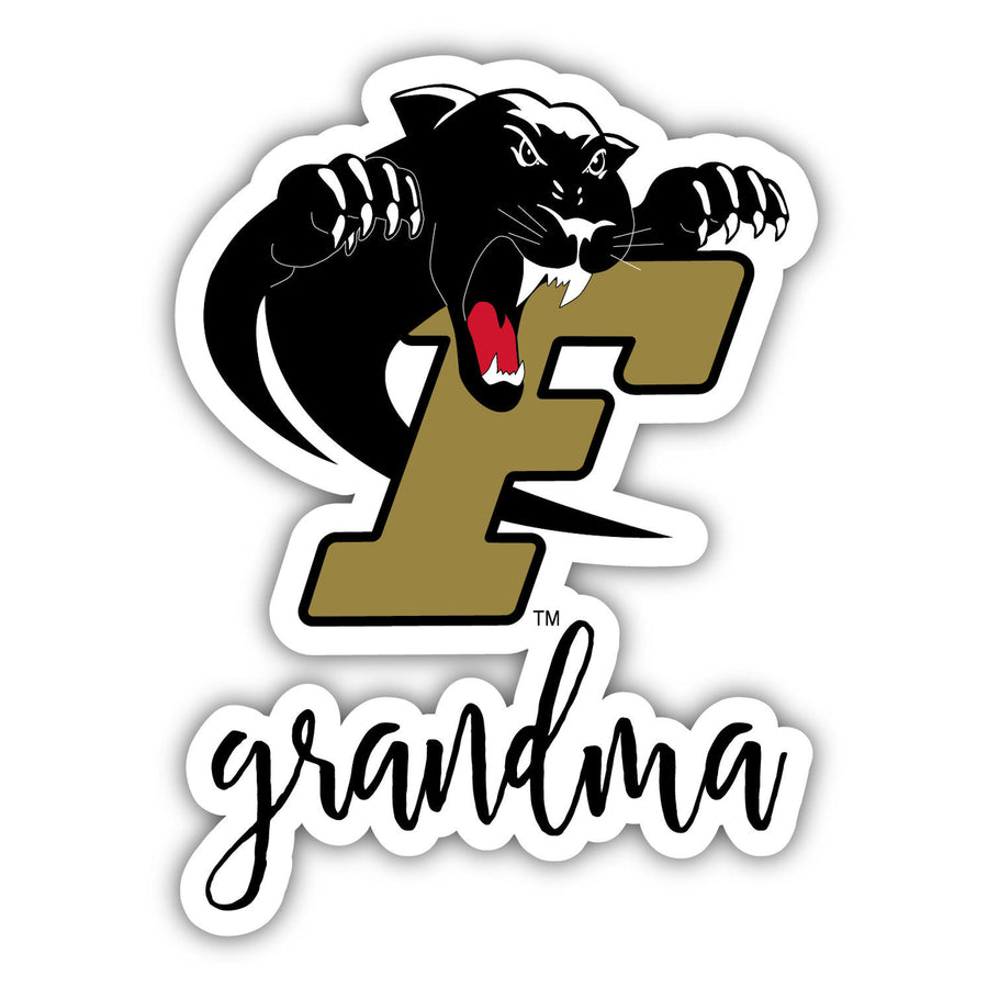 Ferrum College Proud Grandma 4-Inch NCAA High-Definition Magnet - Versatile Metallic Surface Adornment Image 1