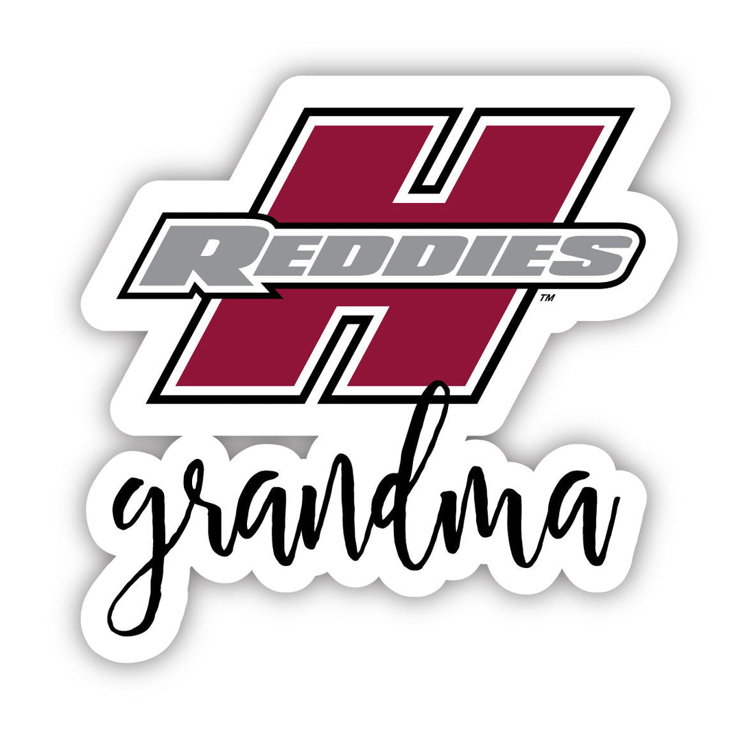 Henderson State Reddies Proud Grandma 4-Inch NCAA High-Definition Magnet - Versatile Metallic Surface Adornment Image 1