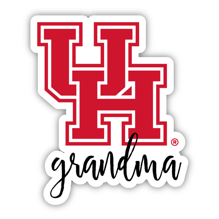 University of Houston Proud Grandma 4-Inch NCAA High-Definition Magnet - Versatile Metallic Surface Adornment Image 1